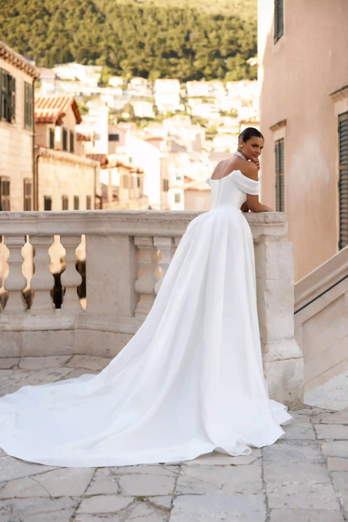 Back view of Eliza from the Lana Grace wedding dresses collection at a bridal boutique Randburg