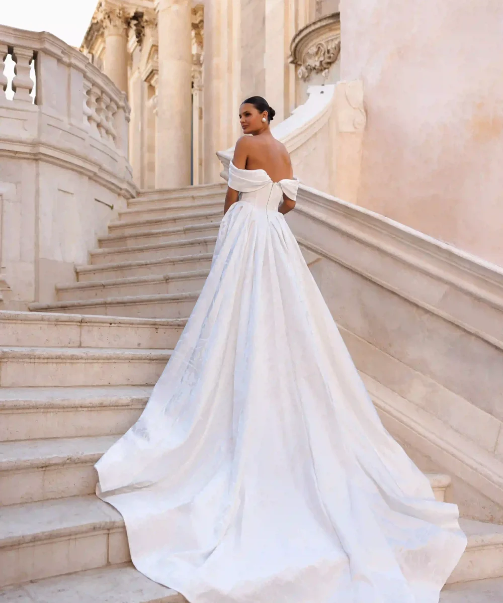 Back view of Liana from the Lana Grace wedding dresses collection.